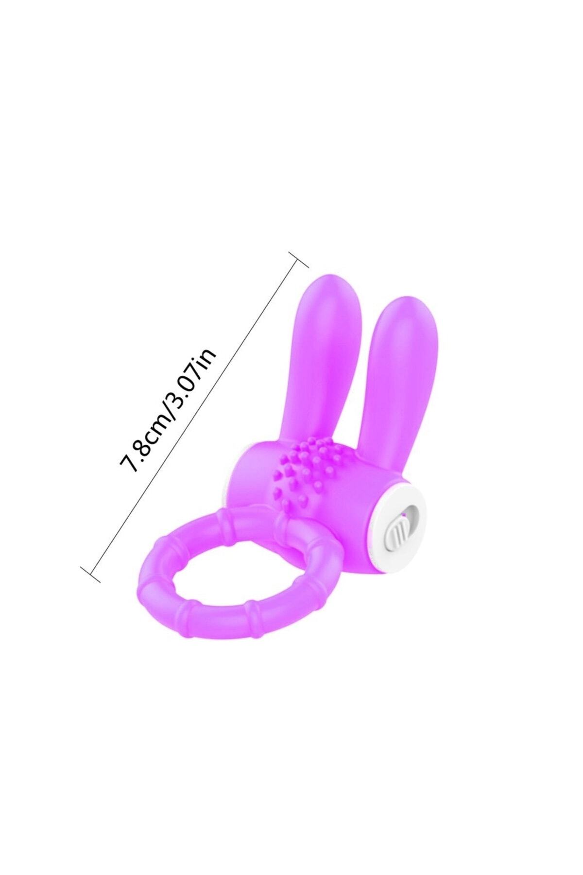 Penix Tavşan Kulaklı Titreşimli Penis Halkası 3