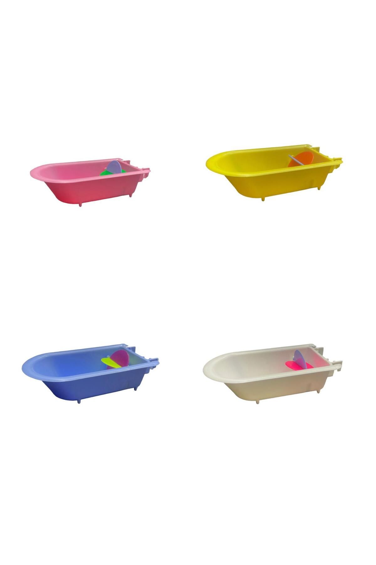 Glipet Kuş Küveti Renkli 13cm