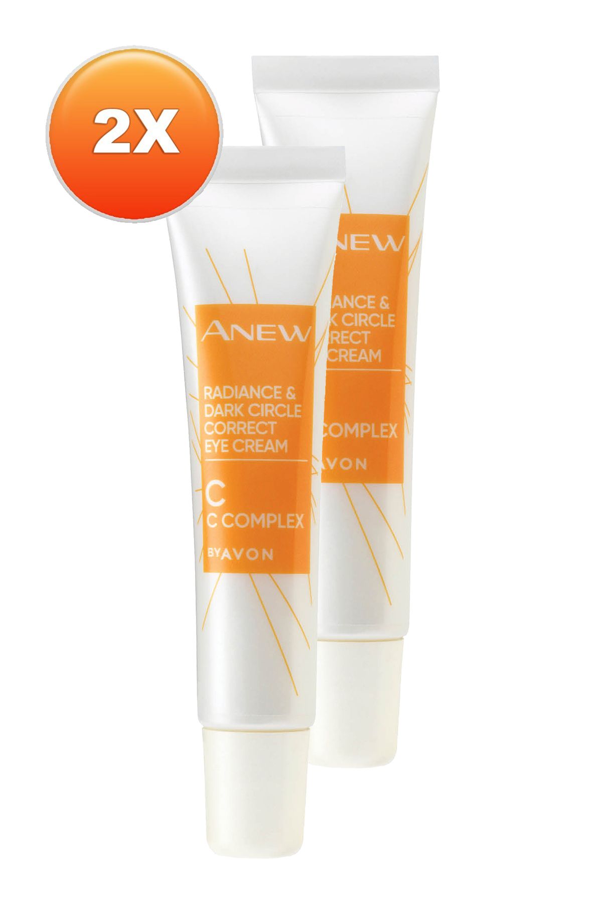 کرم دور چشم Anew Radiance برای حلقه های تیره 15 میلی لیتر. مجموعه دو تایی Avon