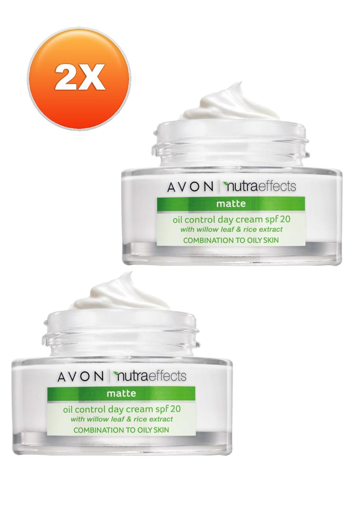 کرم روز مات Nutra Effects Spf20 50 میلی لیتر. مجموعه دو تایی Avon