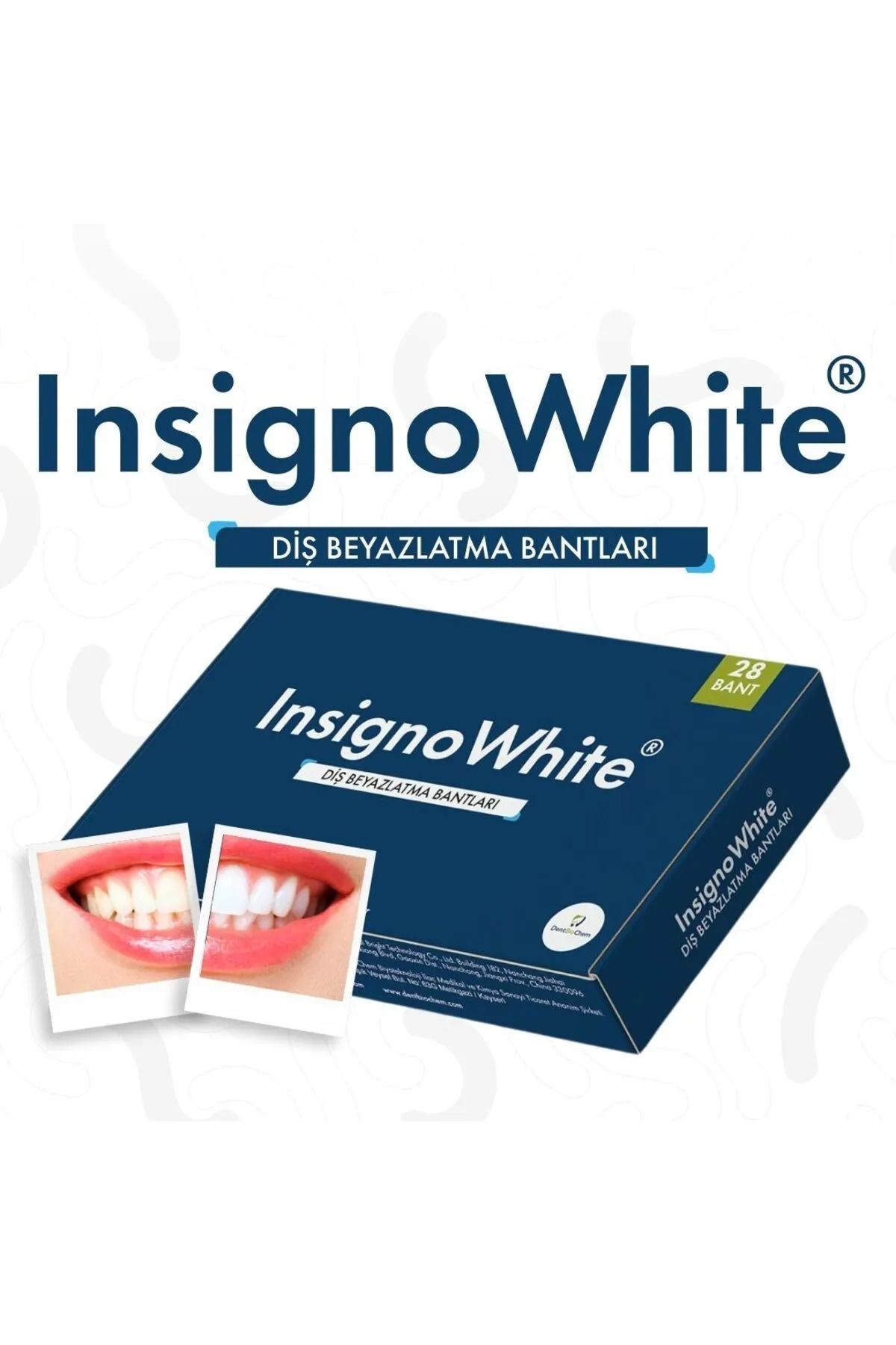 محصولات سفیدکننده دندان باند سفید کننده 14 28 InsignoWhite