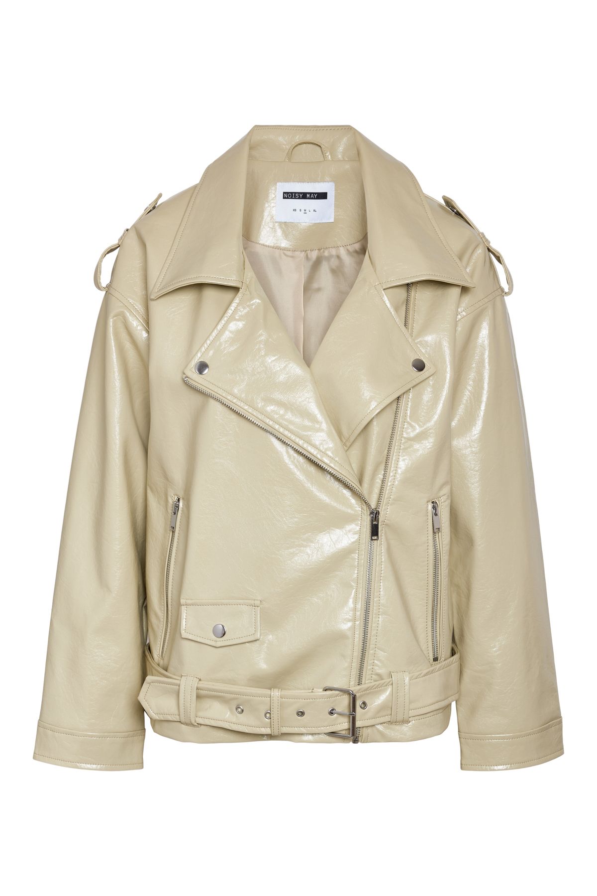 Noisy May-NMKANE PAULINA PU L/S BIKERJACKE WVN 3