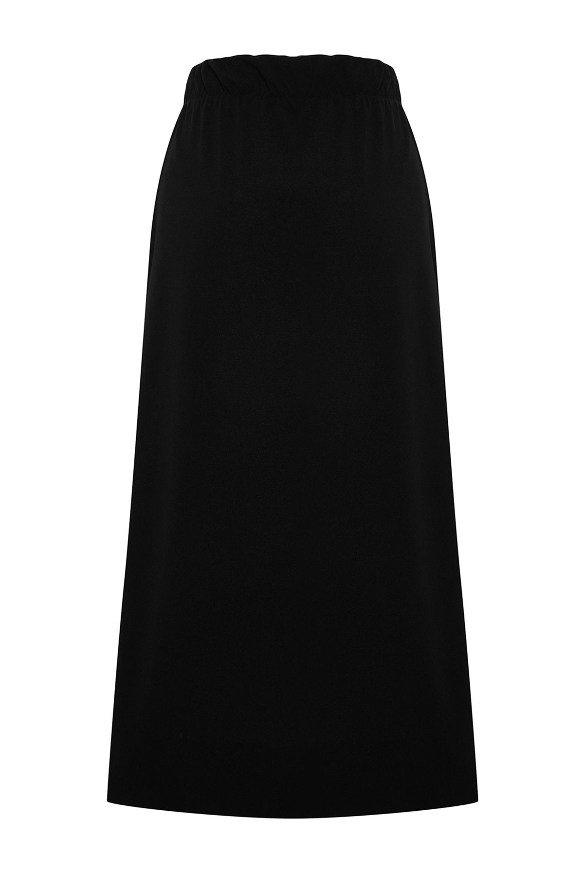 Trendyol Modest-Black Knitted Skirt - Pocket Detail and Elastic Waist TCTSS24EE00006 8