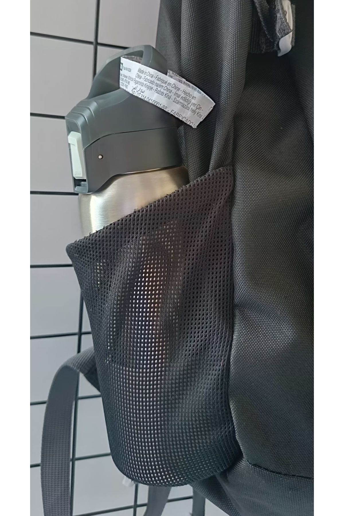 قمقمه کمپ چند رنگ Thermos استیل ضد زنگ Quechua سفید 0.5 L MH500 Decathlon