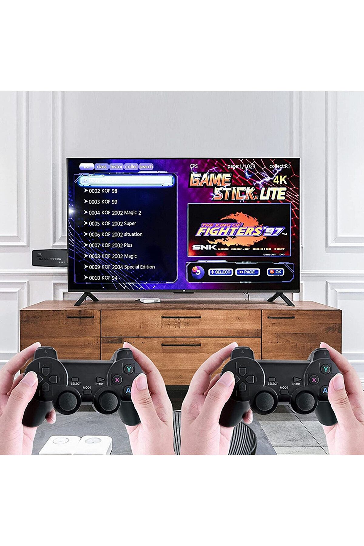 20000 Retro Atari Oyunları 2.4 g Çift Kol Game Stick - 6