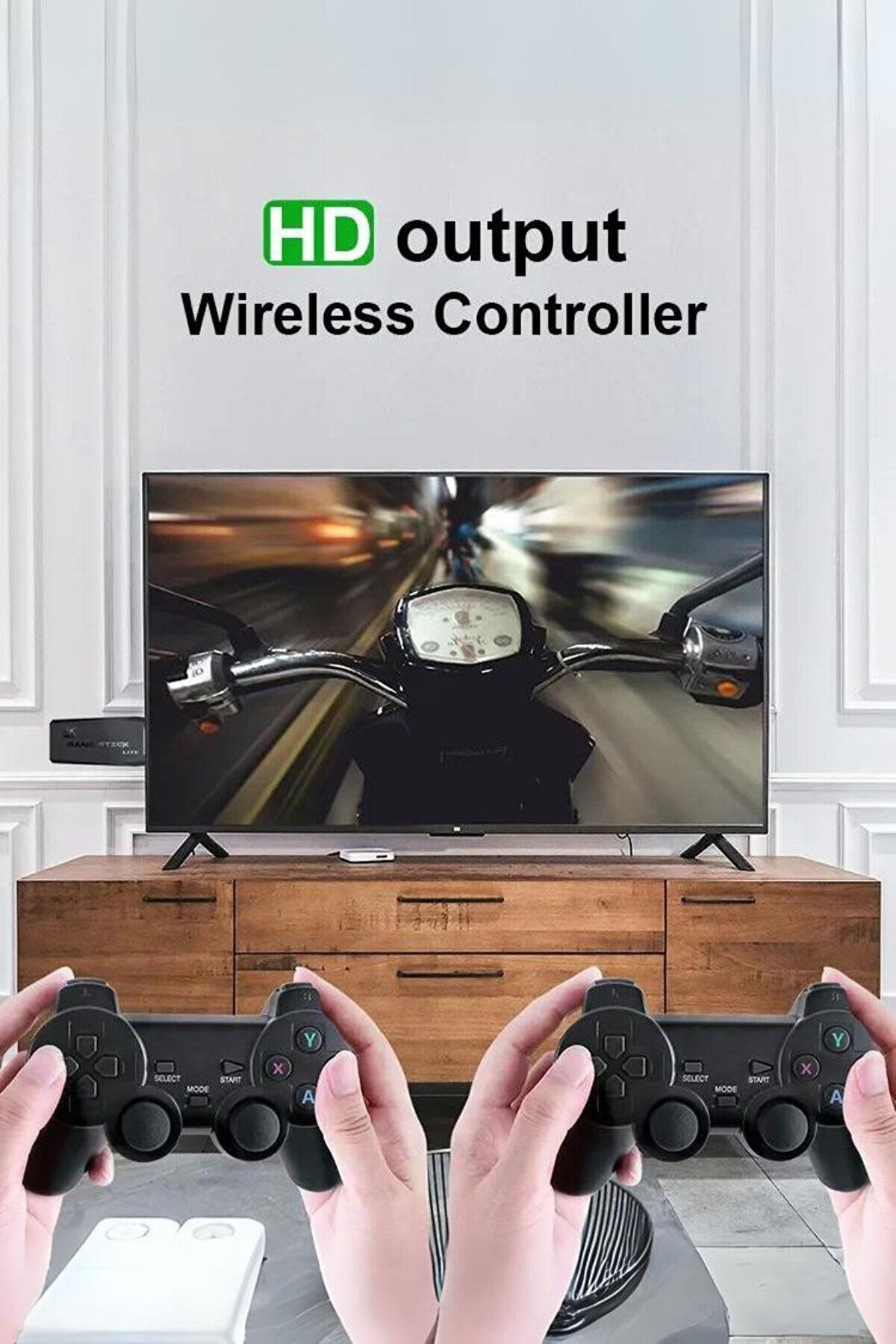 20000 Retro Atari Oyunları 2.4 g Çift Kol Game Stick - 5