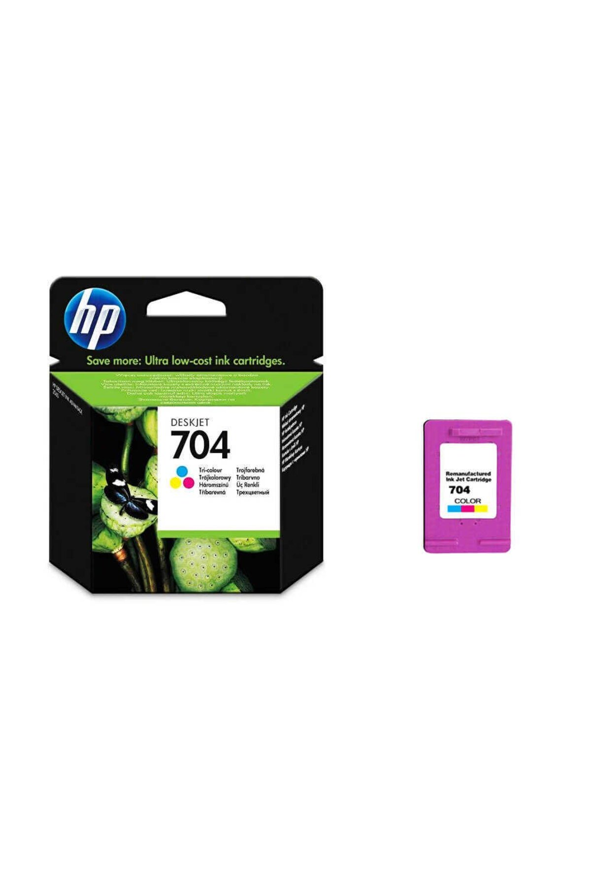 HP 704-cn693a Renkli Orijinal Kartuş
