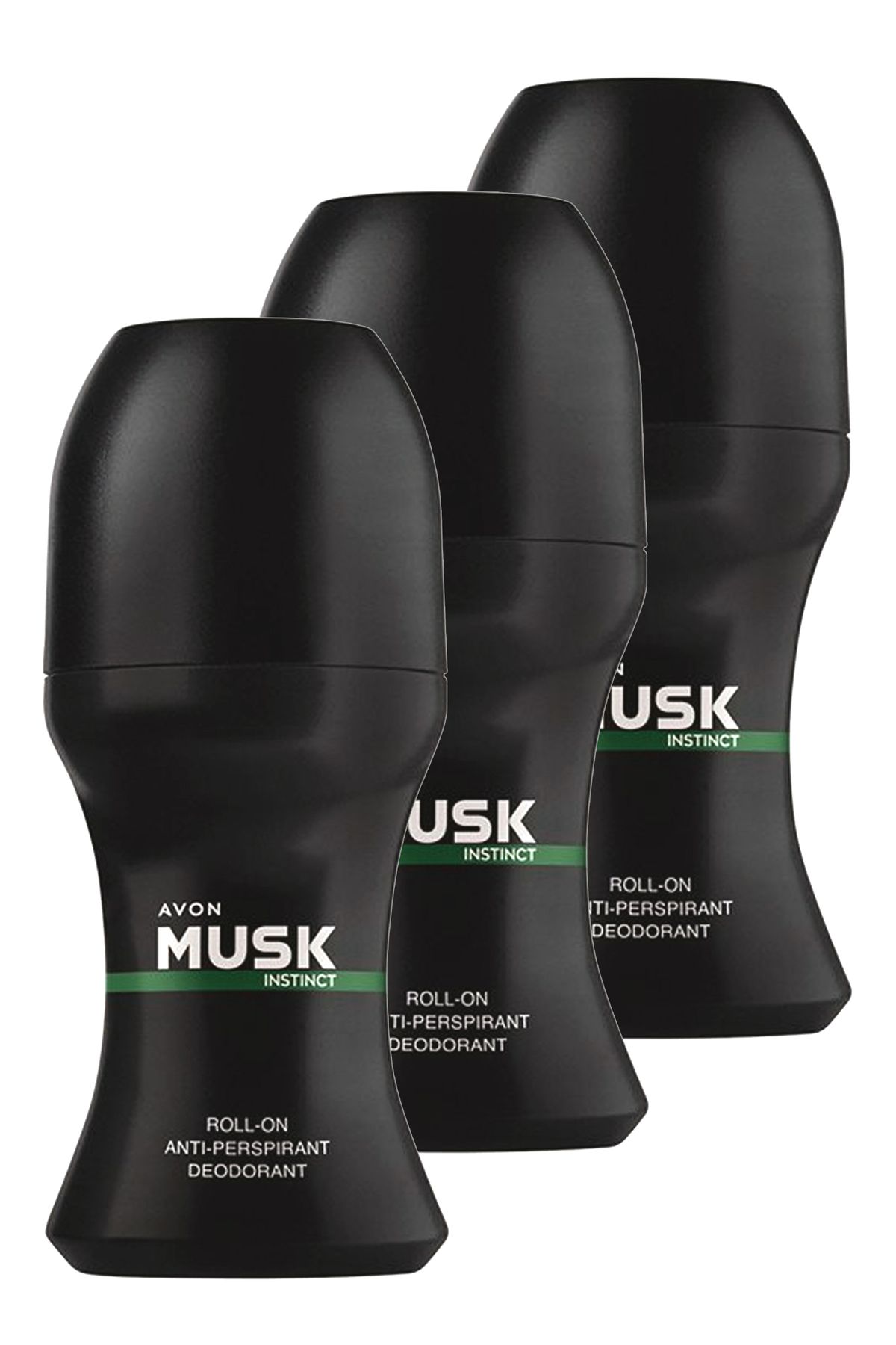 رولون مردانه Musk Instinct 50 میلی لیتر. مجموعه سه تایی Avon