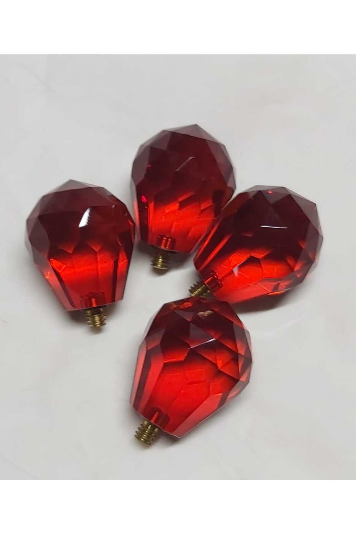 Metal Vidalı Kristal top taş