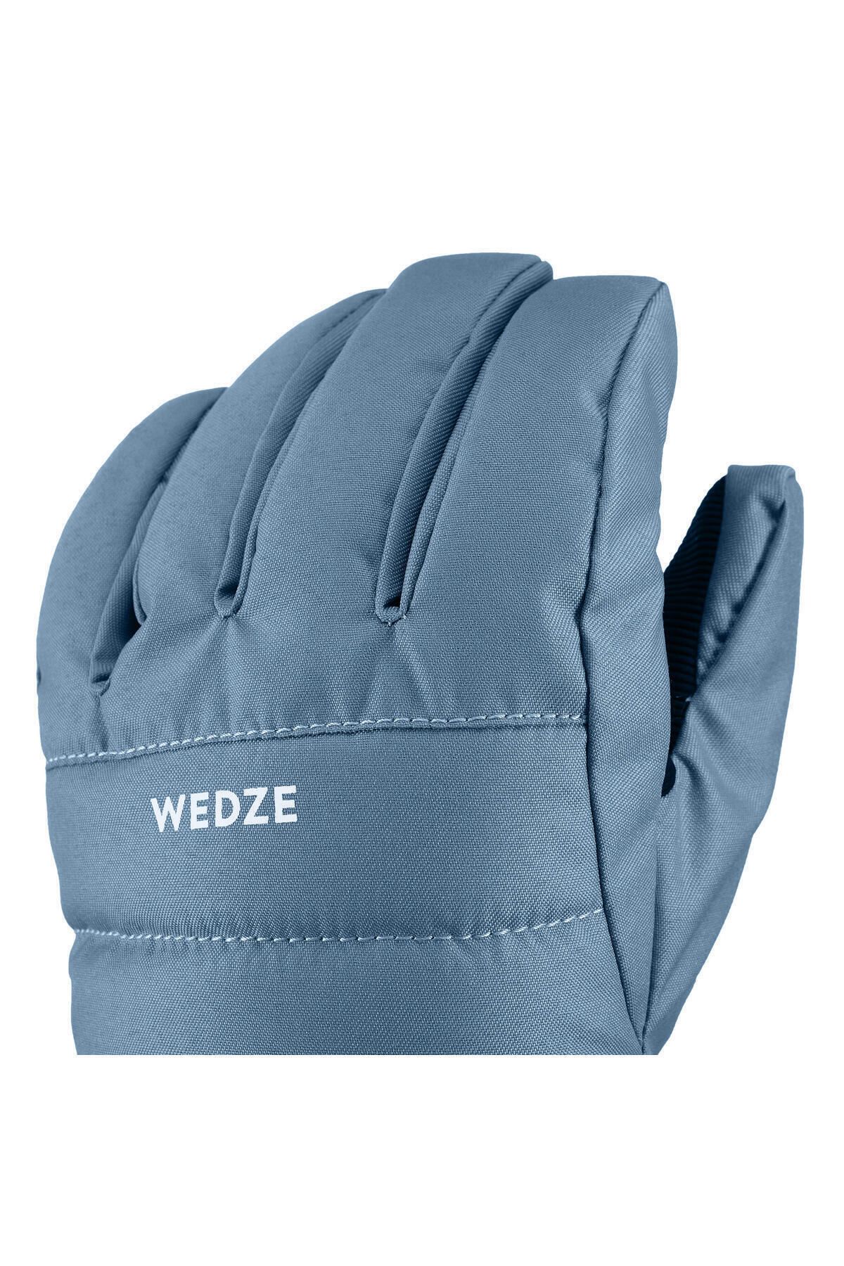 Navy blue ski mittens deals