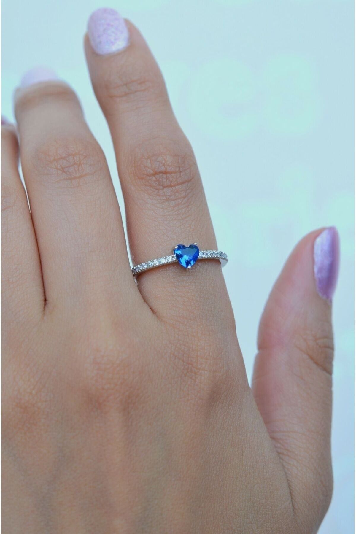 Adjustable sales heart ring