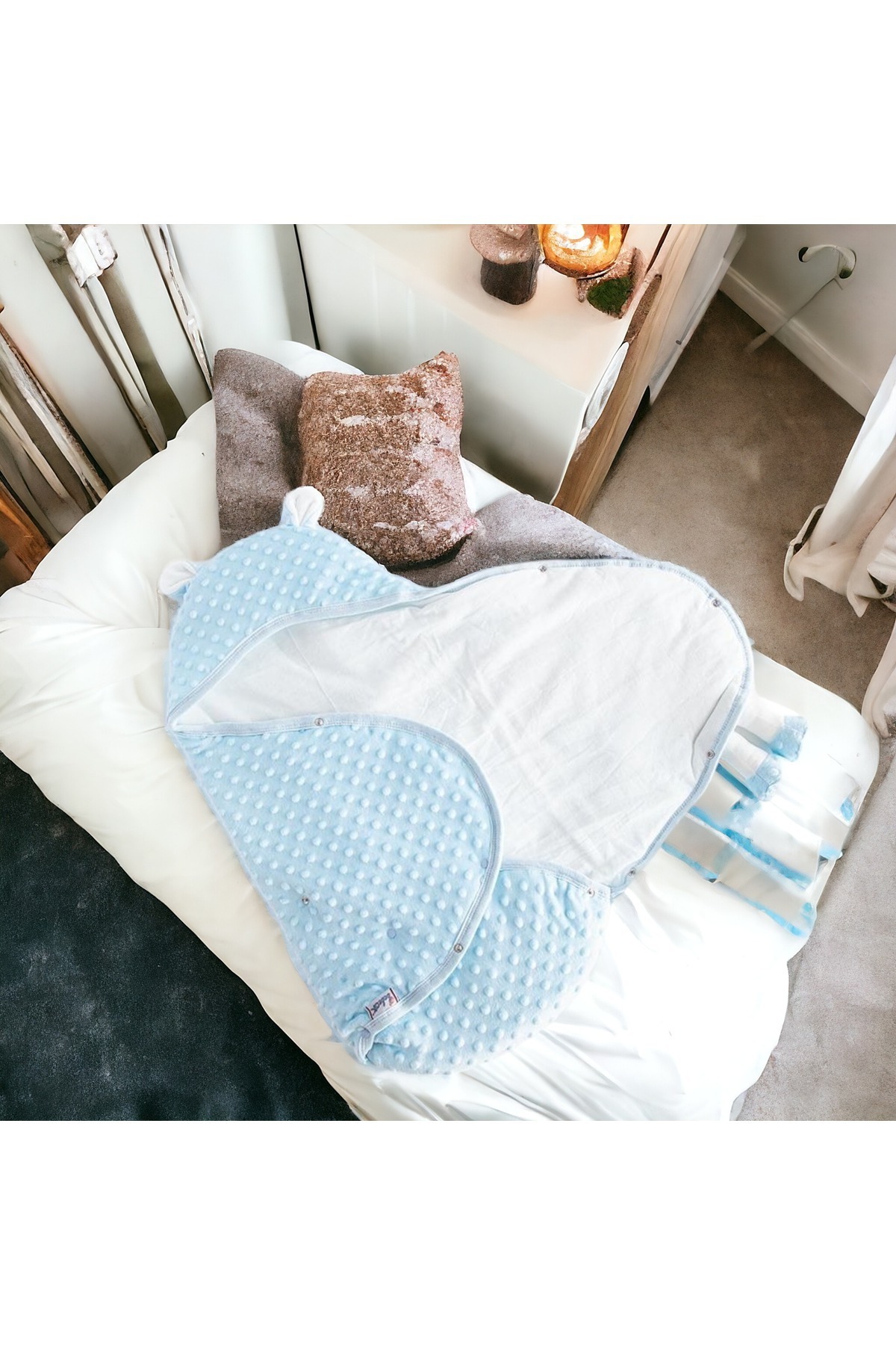 Bombinoo 7Li SEVİMLİ AYILAR DOĞUM SETİ (10'LU HASTANE ÇIKIŞ,OMUZ-SIRT ÇANTASI,KUNDAK,BATTANİYE,MENDİL,ÇORAP) fotoğrafı 6 (önizleme)