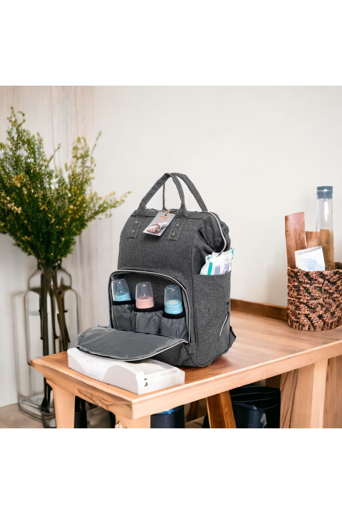 Bombinoo 7Li SEVİMLİ AYILAR DOĞUM SETİ (10'LU HASTANE ÇIKIŞ,OMUZ-SIRT ÇANTASI,KUNDAK,BATTANİYE,MENDİL,ÇORAP) fotoğrafı 3 (önizleme)