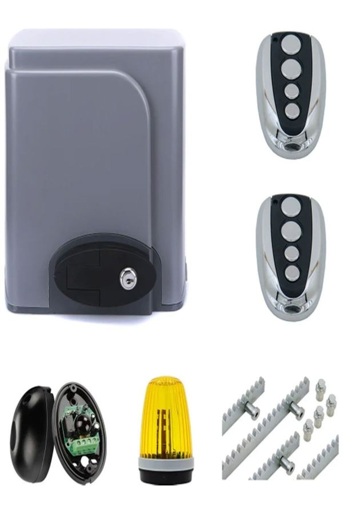 Profesyonel 600 Kg Motor Seti Garaj Kapı Motoru Bahçe Kapı Motoru Yana Kayar Otamatik Kapı Motoru RY 600 MOTOR