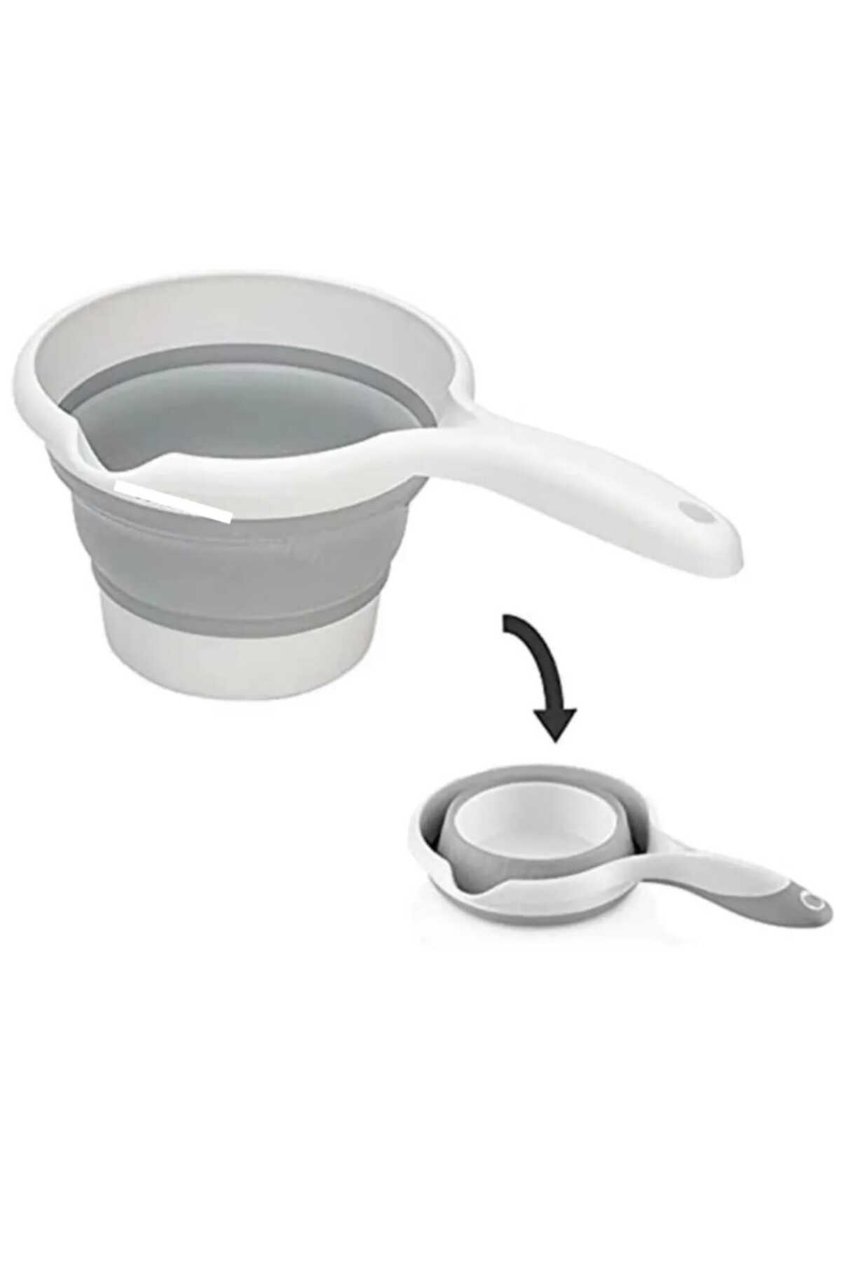Soft Bebek Banyo Desteği Çocuk Klozet Adaptörü Tuvalet Alıştırma Katlanır Kova Katlanır Maşrapa 4