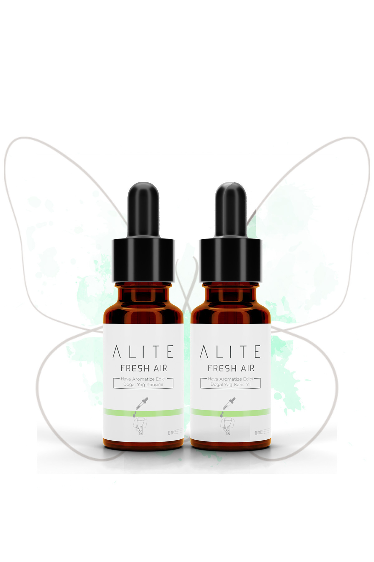 Alite Doğal Fresh Air 10 Ml. Damla 2'li Paket, Burun Tıkanıklığı Için Rahatlatıcı Ve Açıcı Yaka Damlası