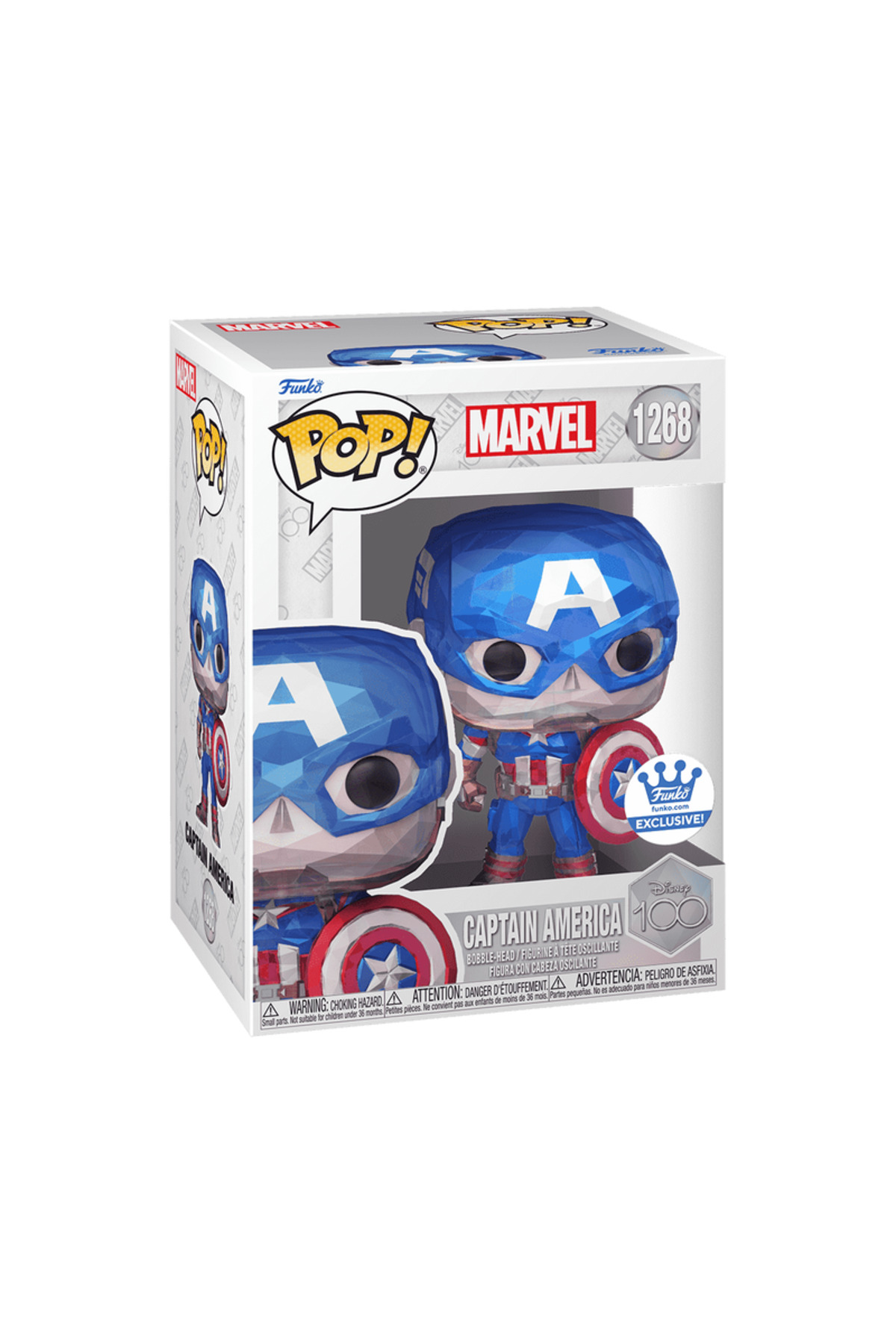 Funko POP! CAPTAIN AMERICA Comics Superheroes (FACET) EXCLUSIVE