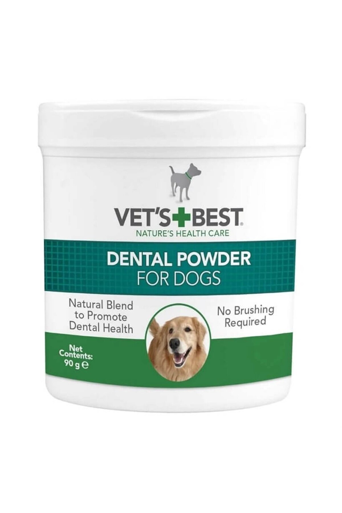 Genel Markalar Vets Best Köpekler Için Plak Ve Tartar Önleyici Ağız Bakım Tozu Diş Bakım Ağız koku önleyici 90gr