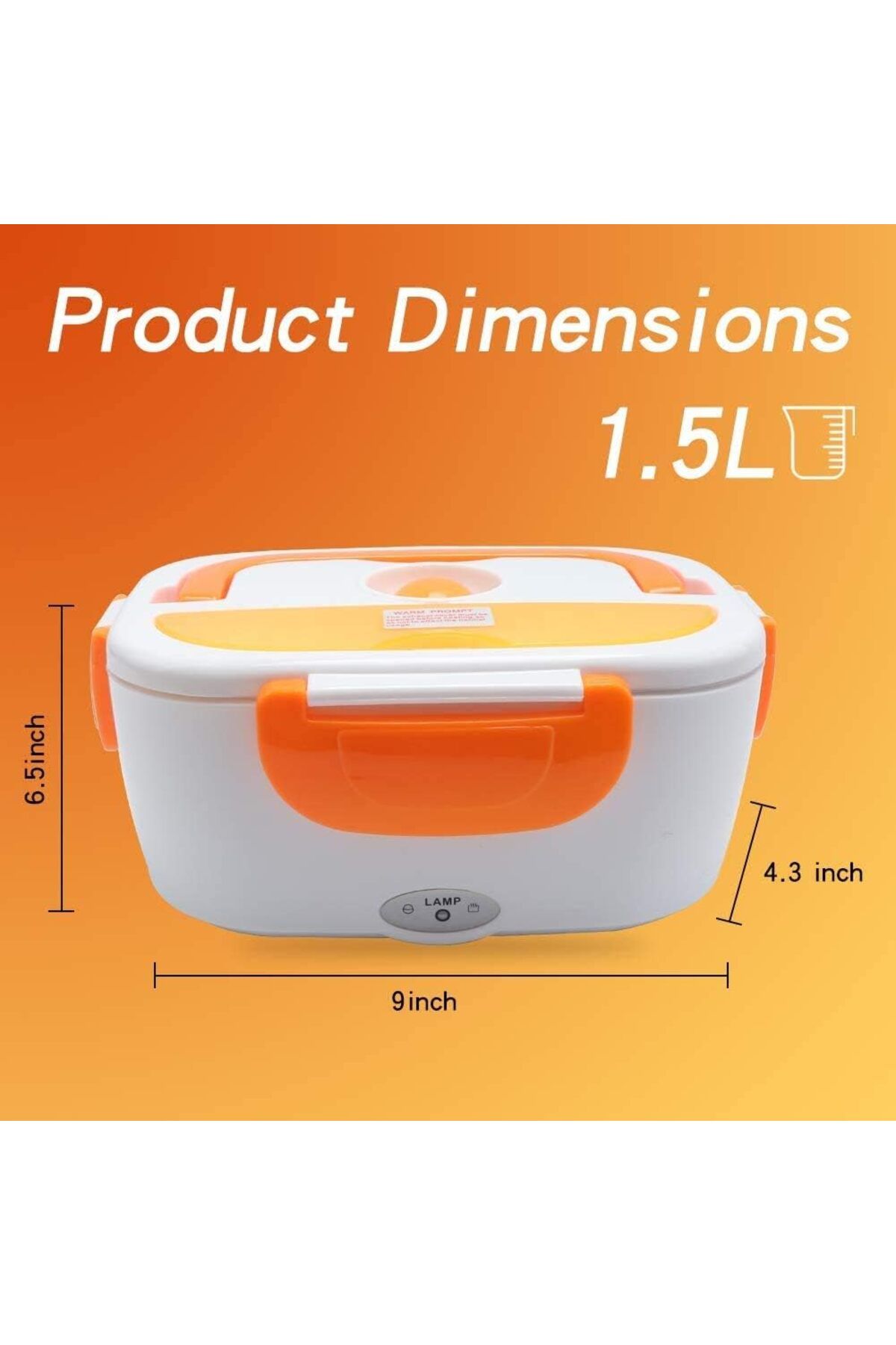 HEPBİMODA-Food Container with Heater Corded Food Storage Container Feeding Container 2