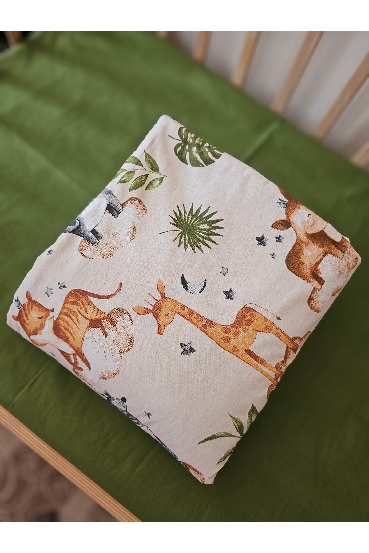 BABYSROSE Safari Bebek Yorganı 70*120 Cm fotoğrafı 2 (önizleme)