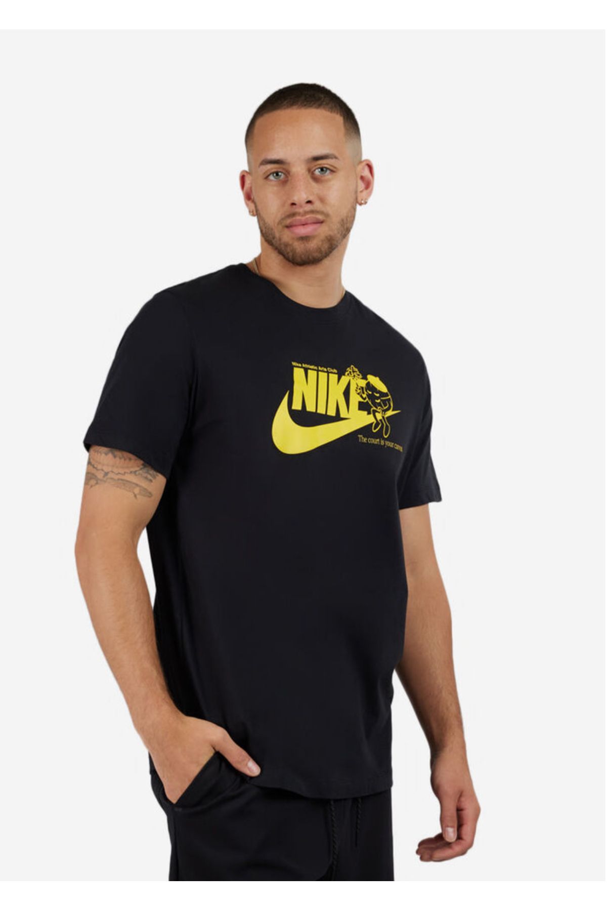 Nike Sportswear Tee Art Is Sport Erkek T Shirt FB9796 010 Erkek Giyim