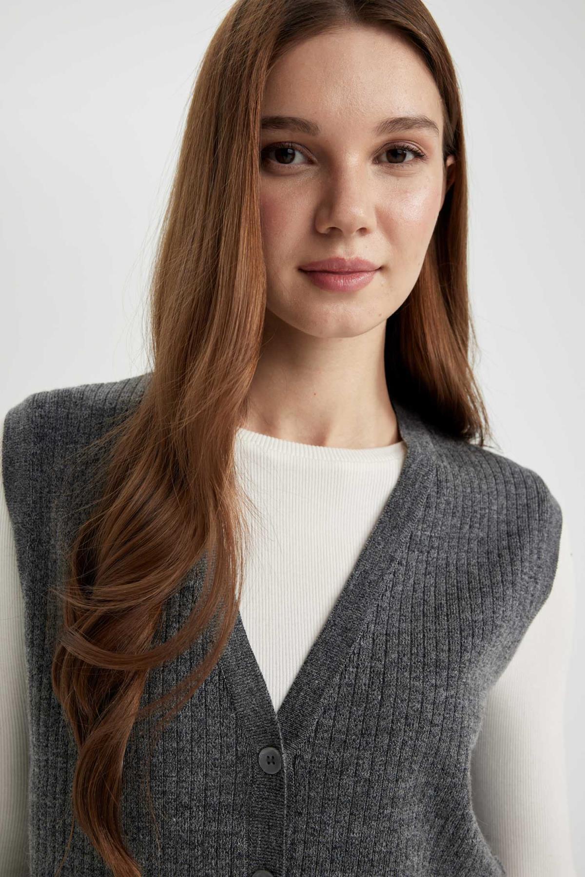 ژاکت زنانه دفاکتو | C1706AX24SP Defacto - Image 5