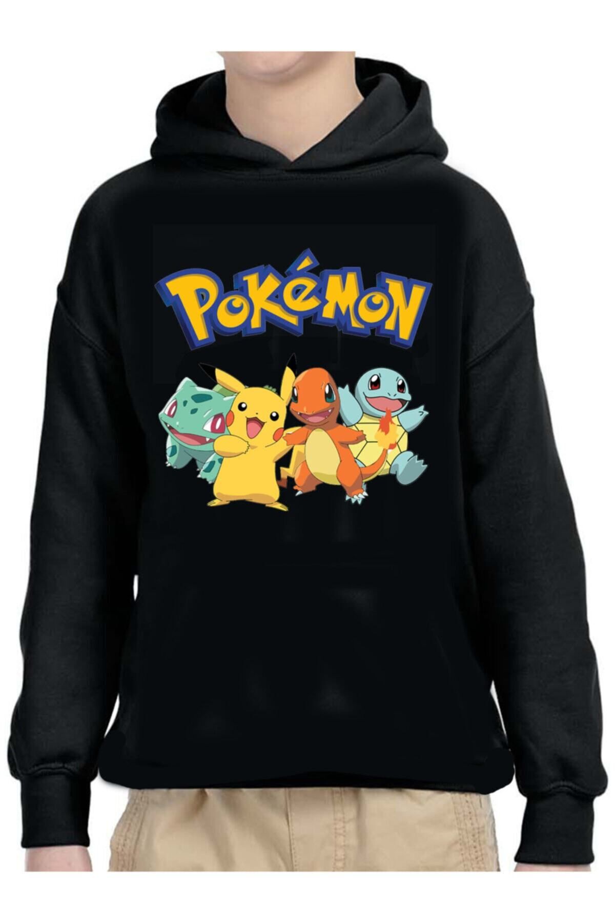 Pikachu online hoodie black
