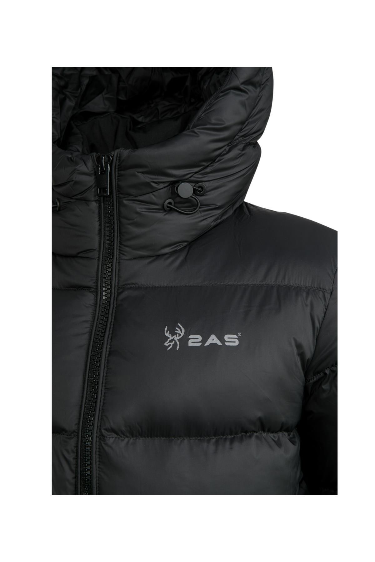 2AS-Angelo Men's Down Jacket Coat Black 3