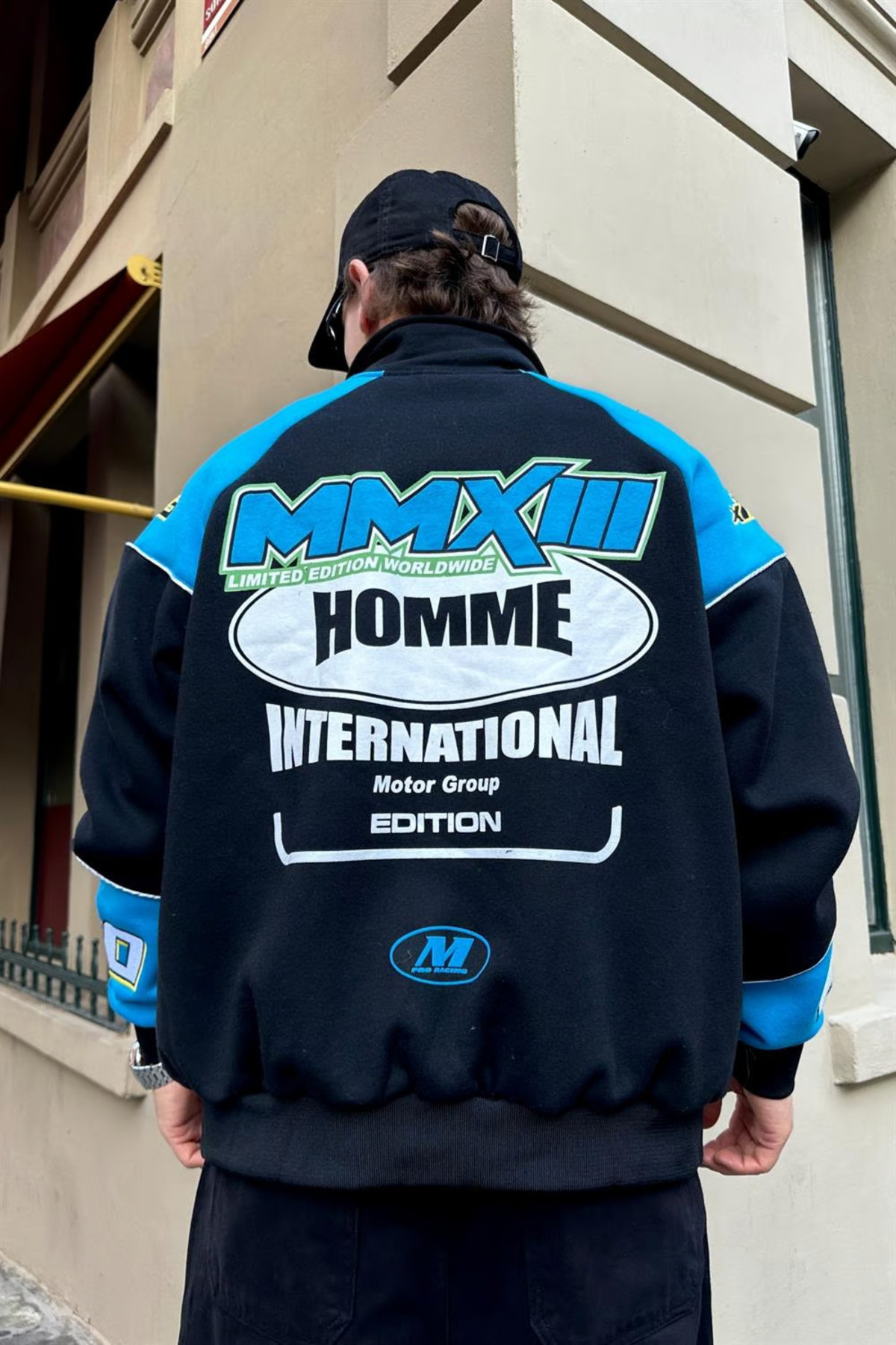 ژاکت مردانه آبی NEWLAKER | NL-MOTO اورجینال - تصویر 2