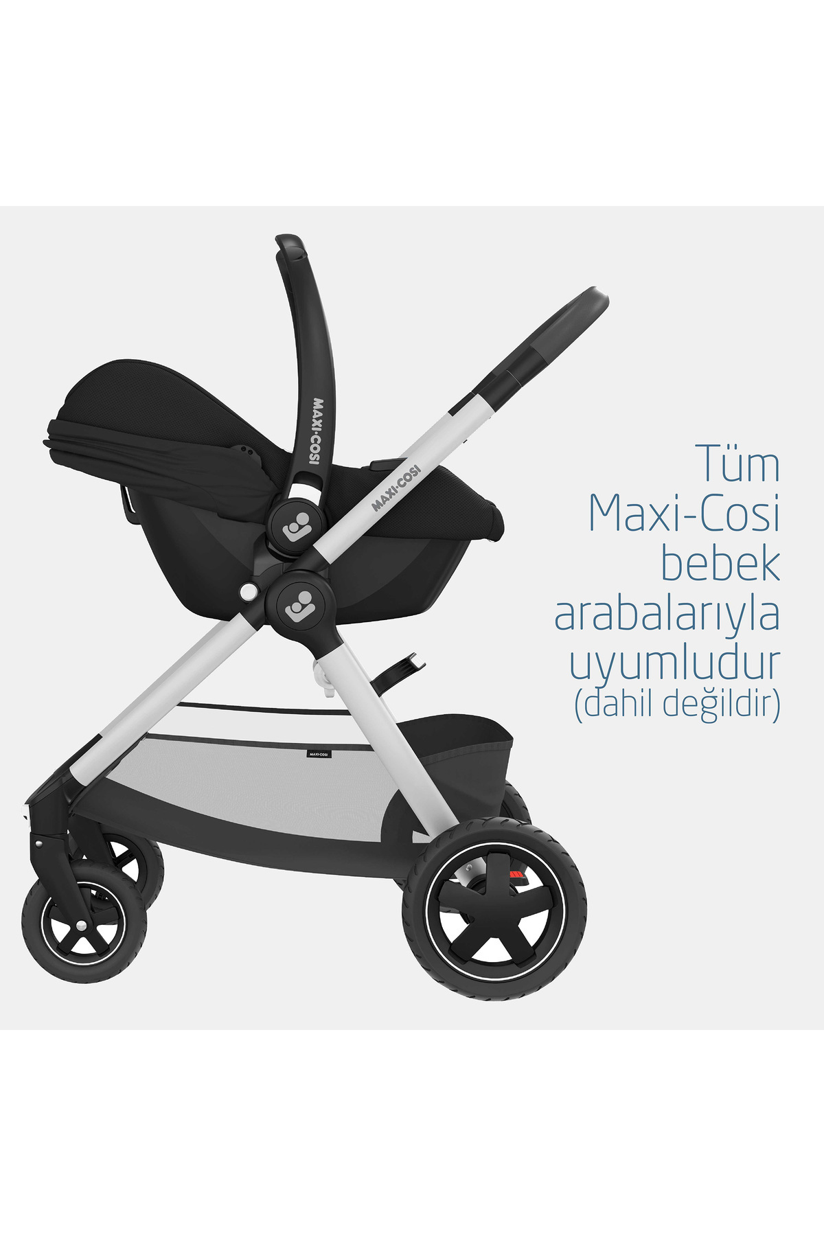 Maxi-Cosi Cabrio Fix I-size Adac'lı Bebek Oto Koltuğu Ve Ana Kucağı 0-13 Kg Essential Black fotoğrafı 6 (önizleme)