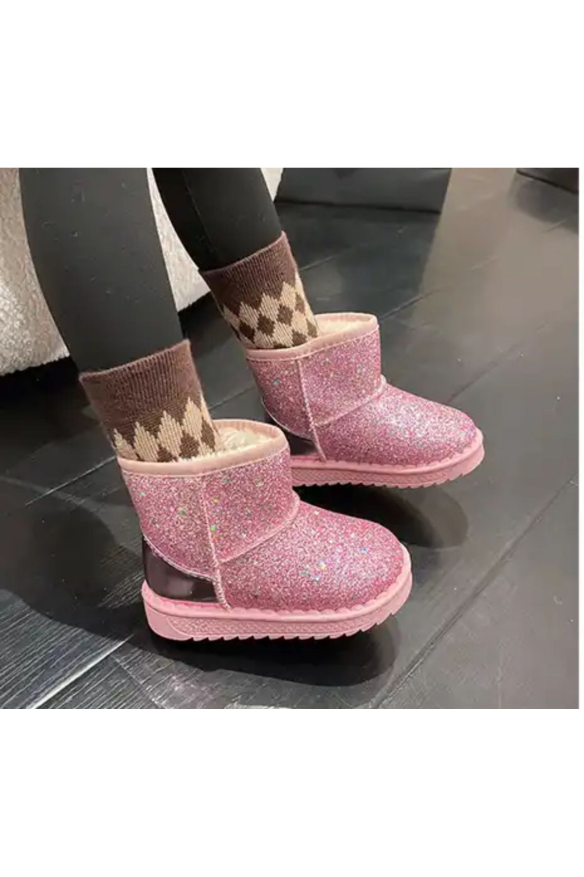 BATALLI-Shiny Glitter Children's Boots - Sequin Design 5