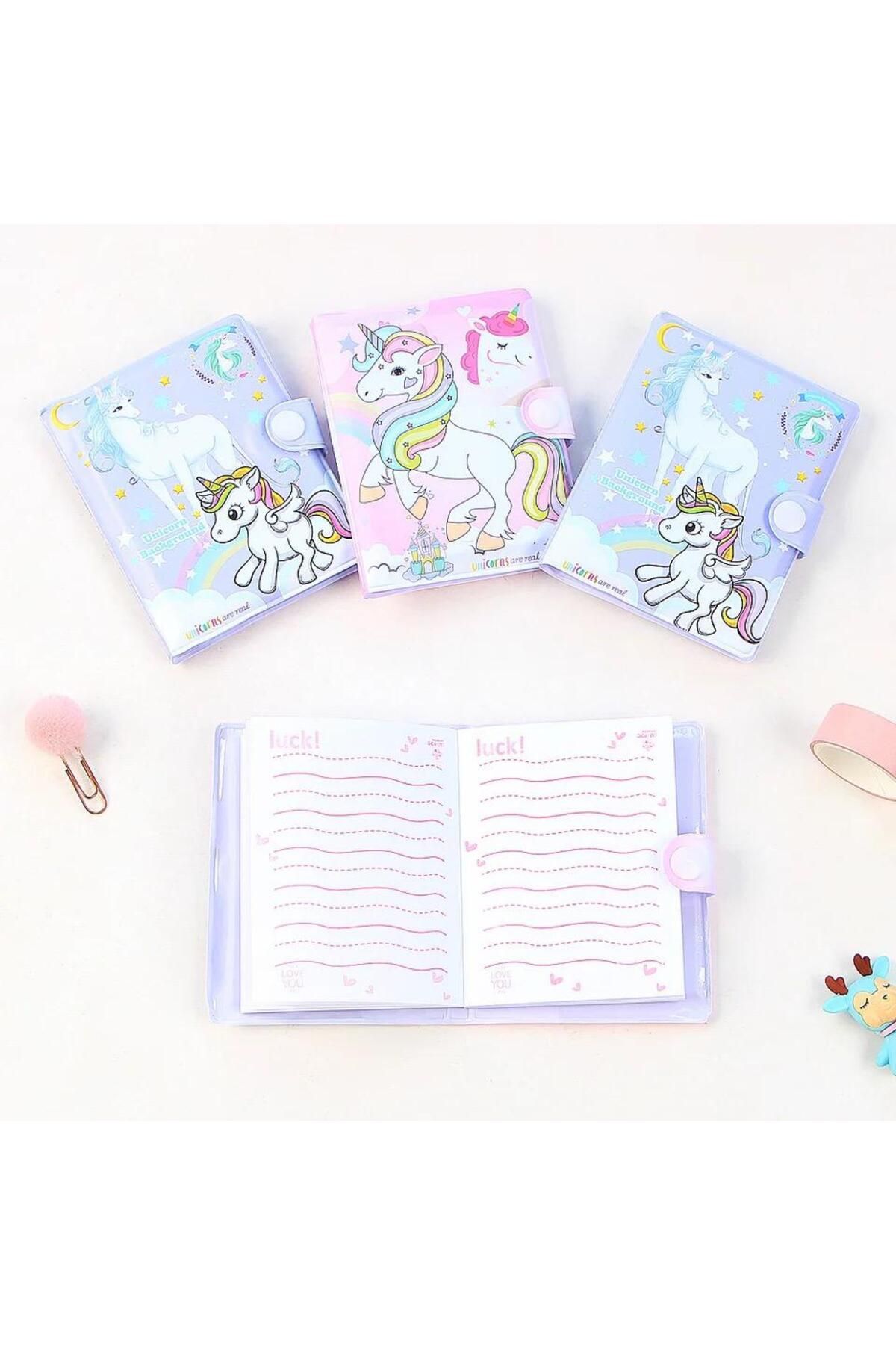 BLA GROUP-Set de pixuri mini caiet drăguț UNICORN Unicorn 3