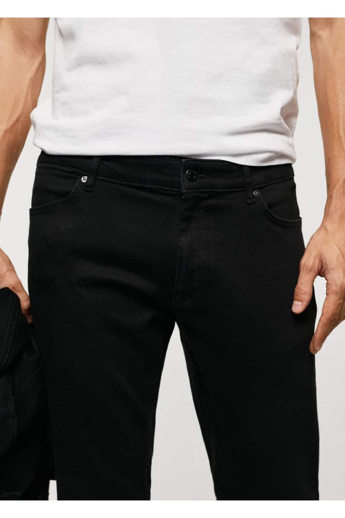 MANGO Man-Blugi Patrick slim fit ultra-moale la atingere 7