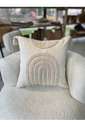 BOHEM Punch Yastık Kılıfı 40*40 Cm Püsküllü