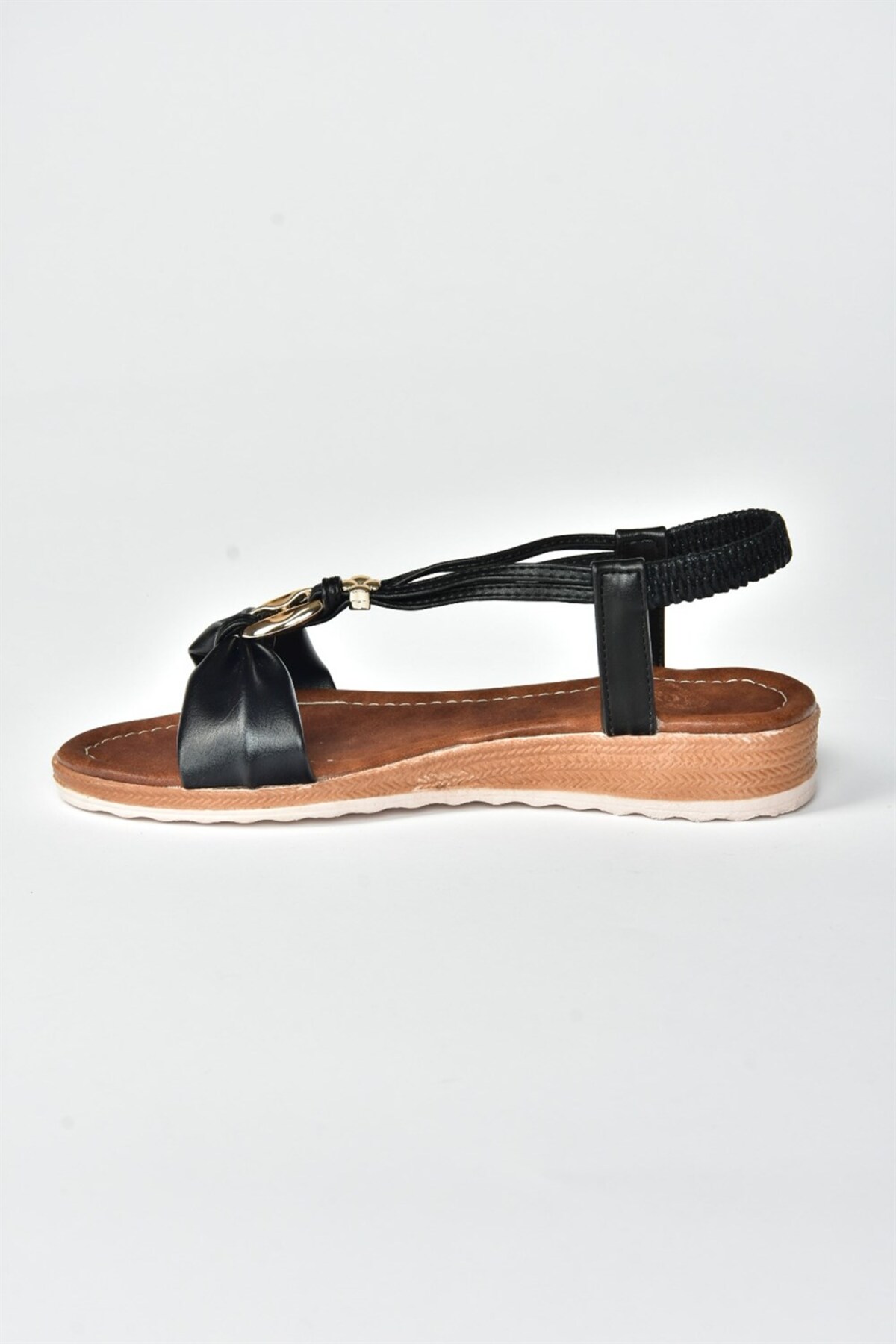 صندل زنانه مشکی Fox Shoes | M2583135 اورجینال - تصویر 8