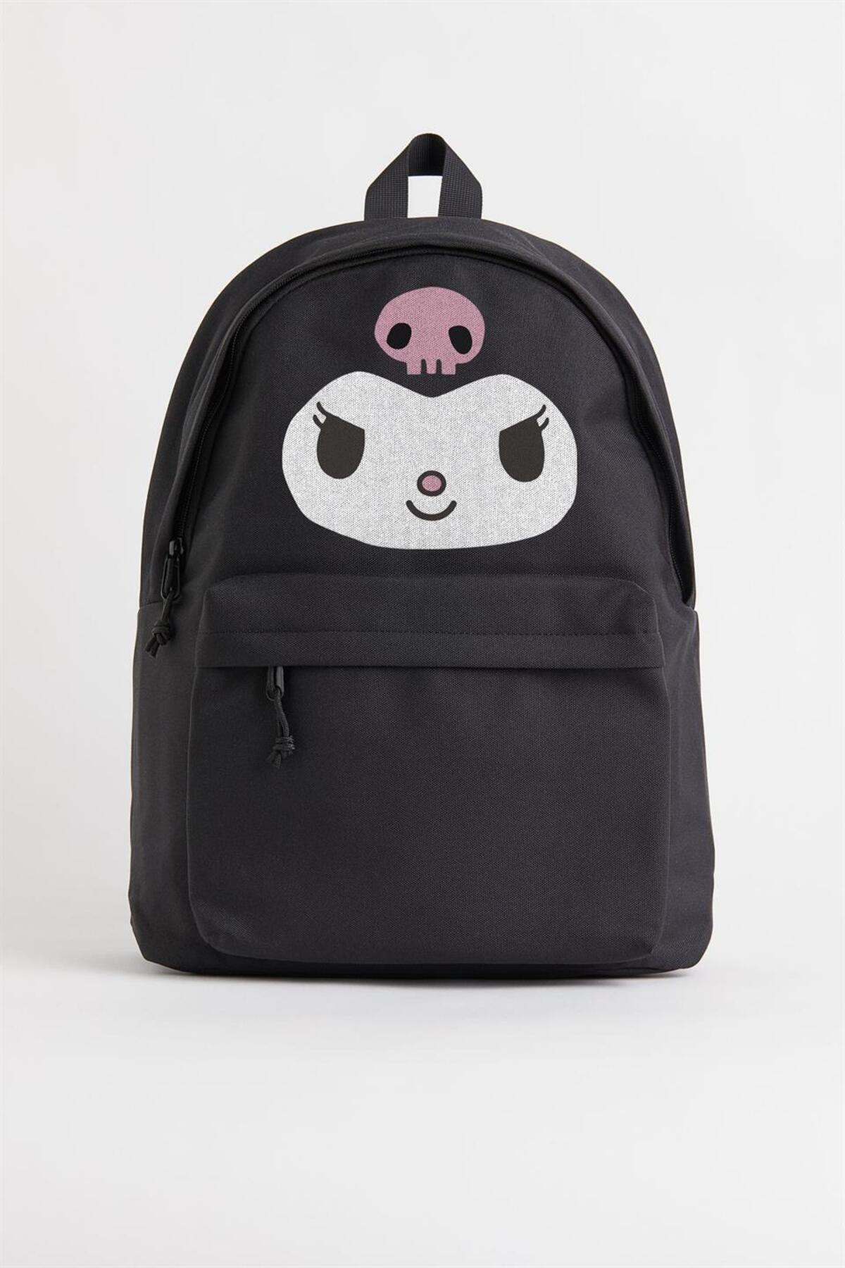 کوله پشتی زنانه مشکی Toum | TZ5282 اورجینال - تصویر 2