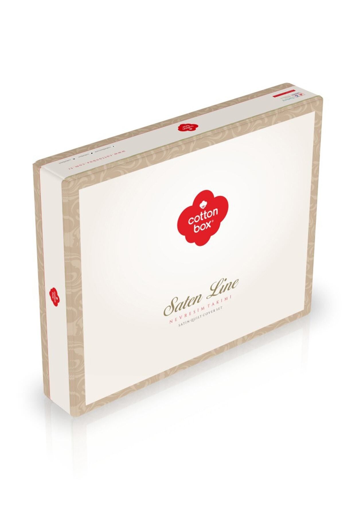 Cotton Box-Set Husă Dublu Satinat Sarina Bleumarin 4