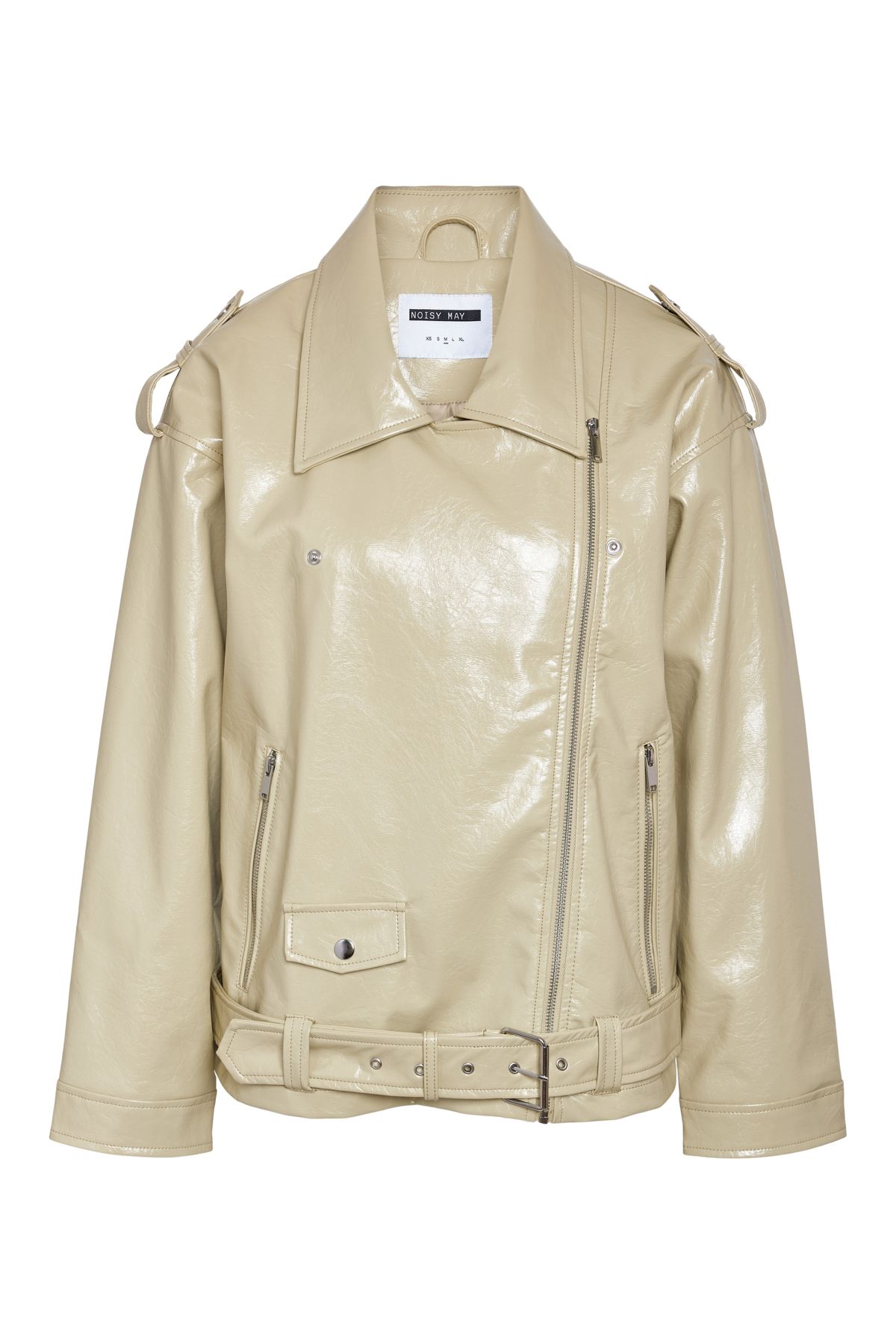 Noisy May-NMKANE PAULINA PU L/S BIKERJACKE WVN 2