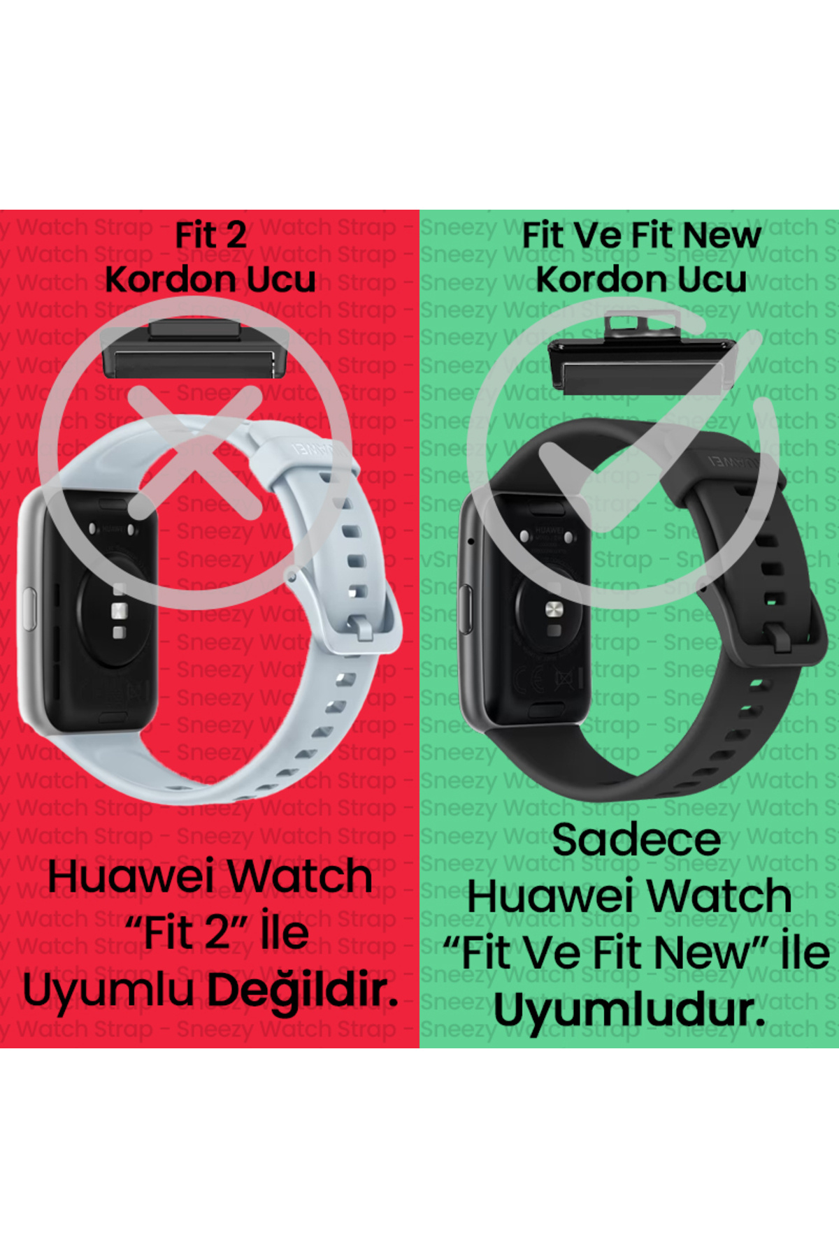 Sneezy-Custom Frost Design Alpine Loop Durable Smart Watch Strap For Huawei Watch Fit / Fit New Series 3