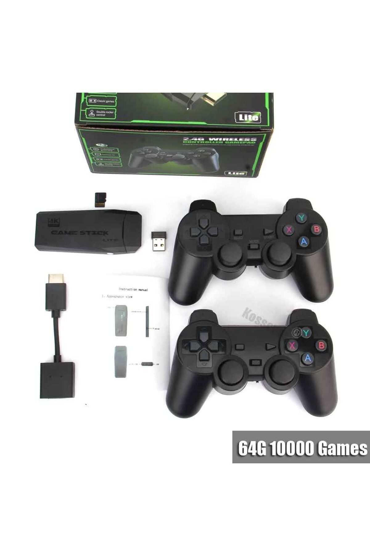 20000 Retro Atari Oyunları 2.4 g Çift Kol Game Stick - 4