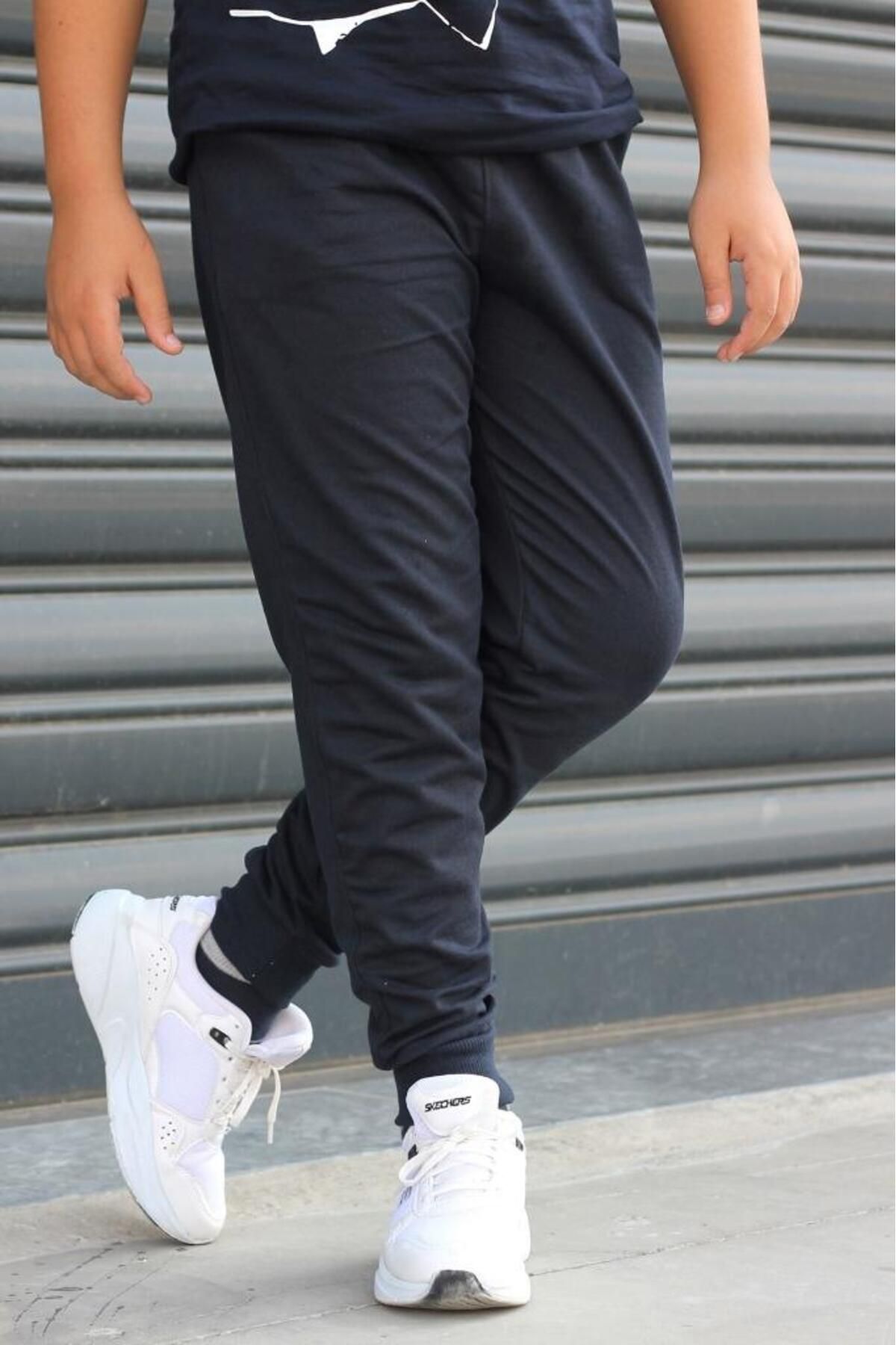 iggo Kids Boy s Plain Pocket Jogger Sweatpants Trendyol