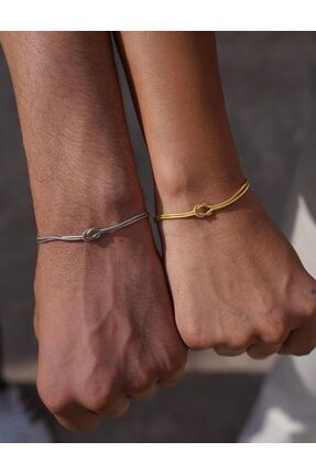 lookmess AŞK DÜĞÜMÜ ÇELİK BİLEKLİK