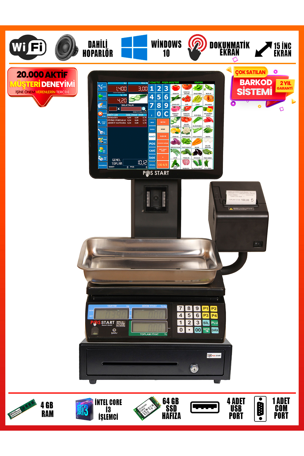 Terazili POS Sistemi