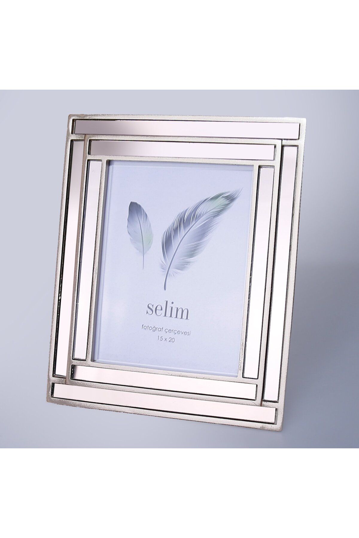 Selim-15x20 Lara Mirrored Frame Mink 1
