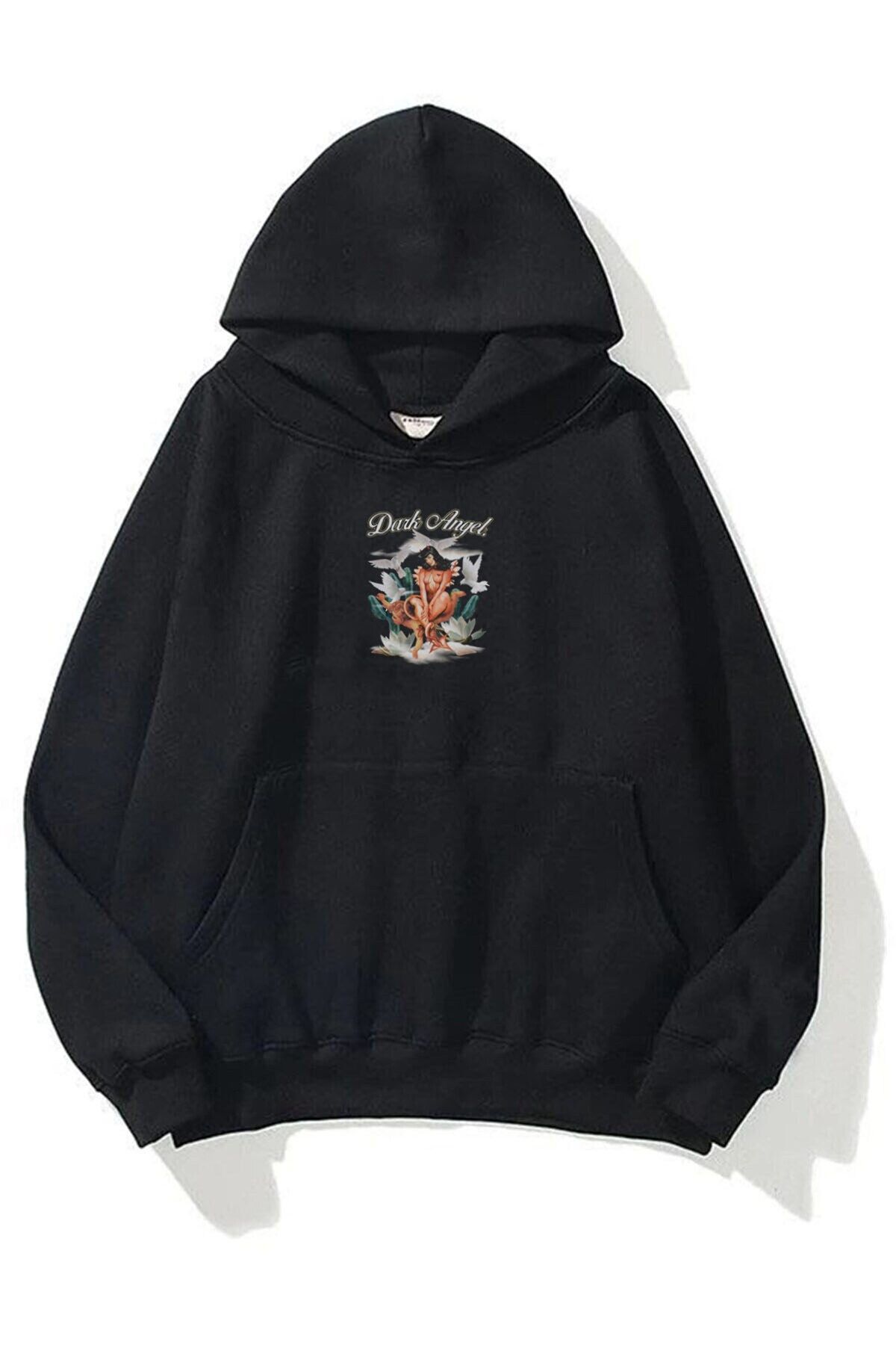 Dark best sale black hoodie