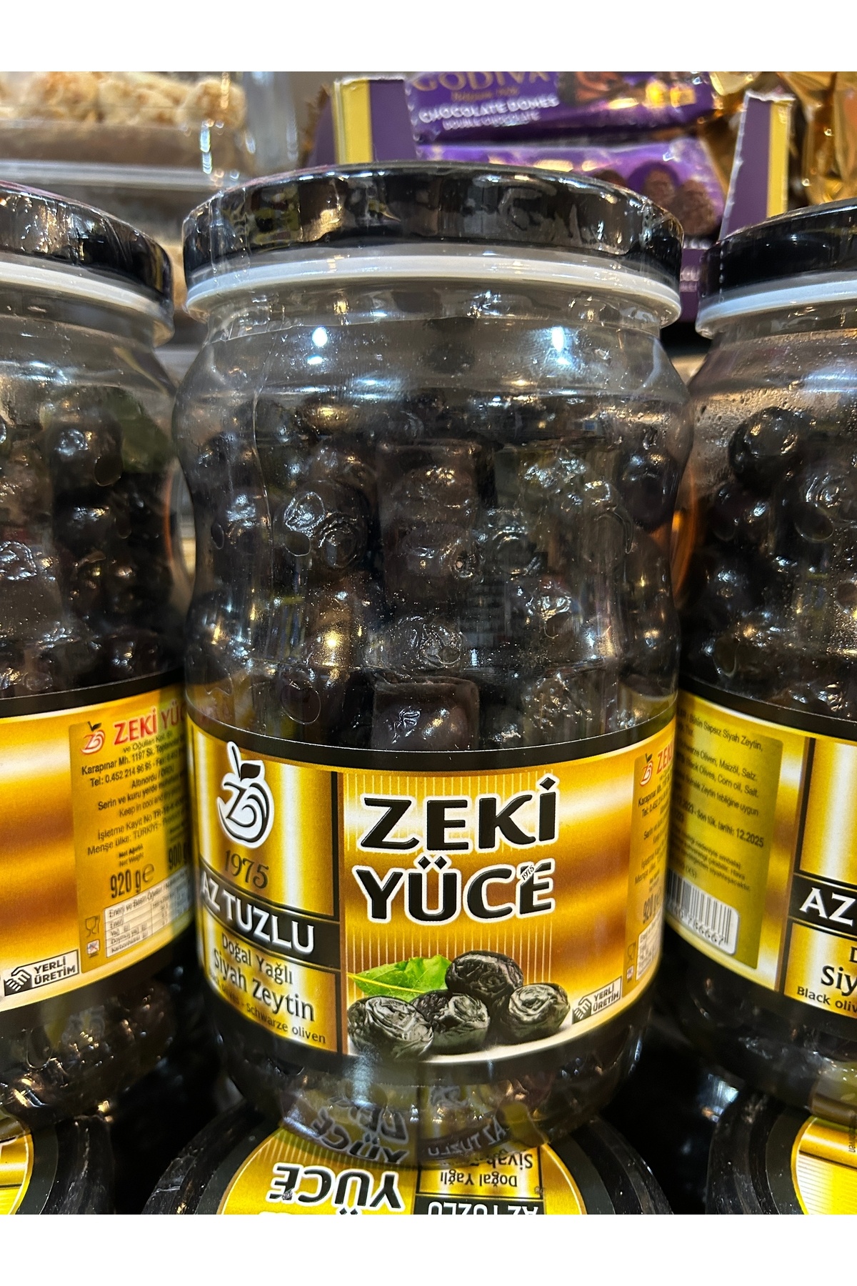 勝永 ZEKİ YÜCE AZ TUZLU DOĞAL YAĞLI SİYAH ZEYTİN(900gr net) - Fiyatı