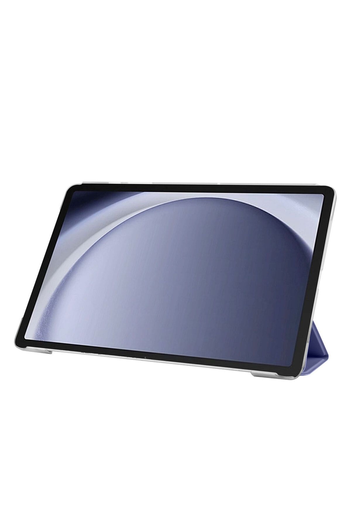İncisoft-Samsung Galaxy Tab A9 Plus SM-X210 Compatible Case Full Protection Back Transparent Cover with Foldable Stand 6