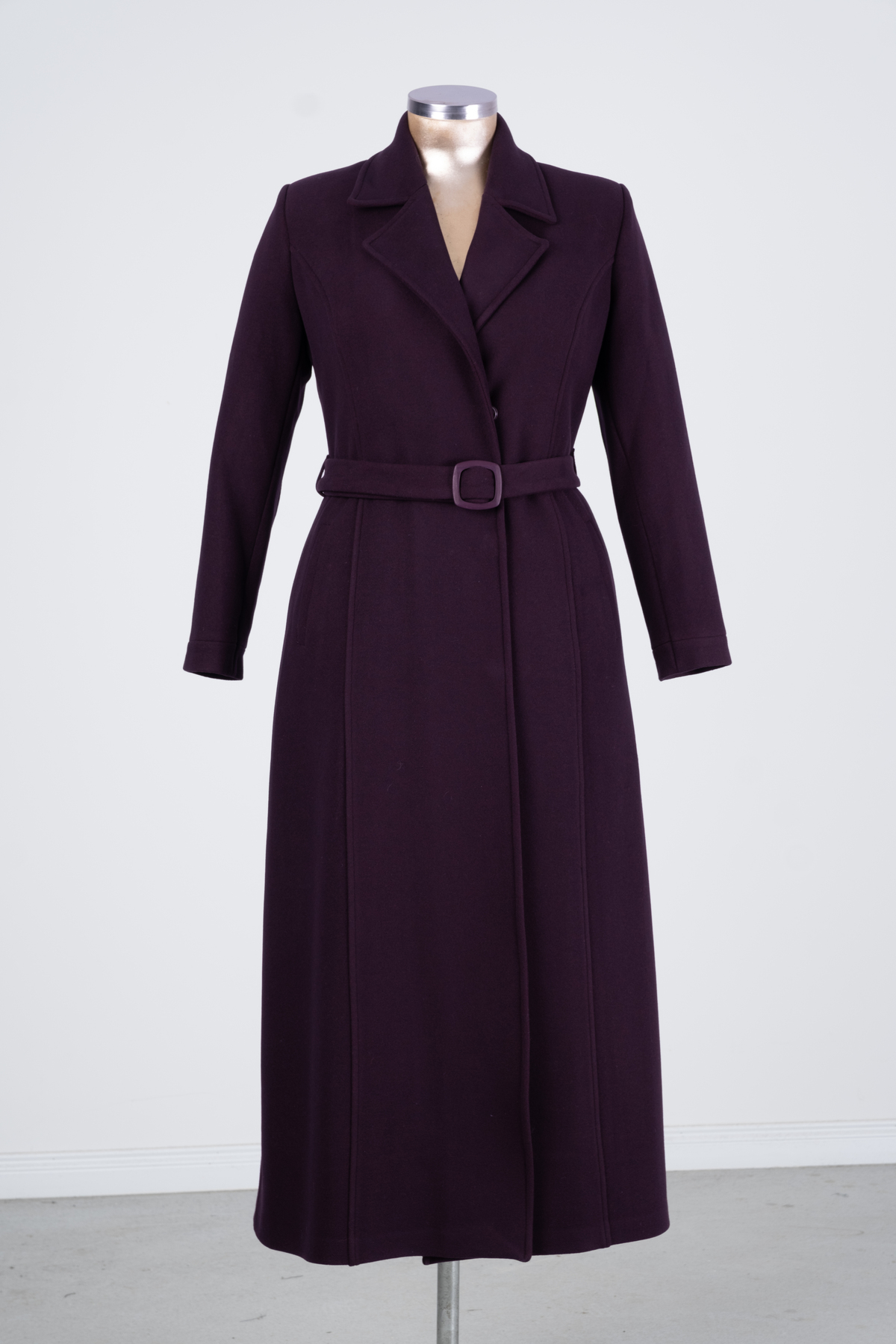 Hidden Button Can Kaşe Coat
