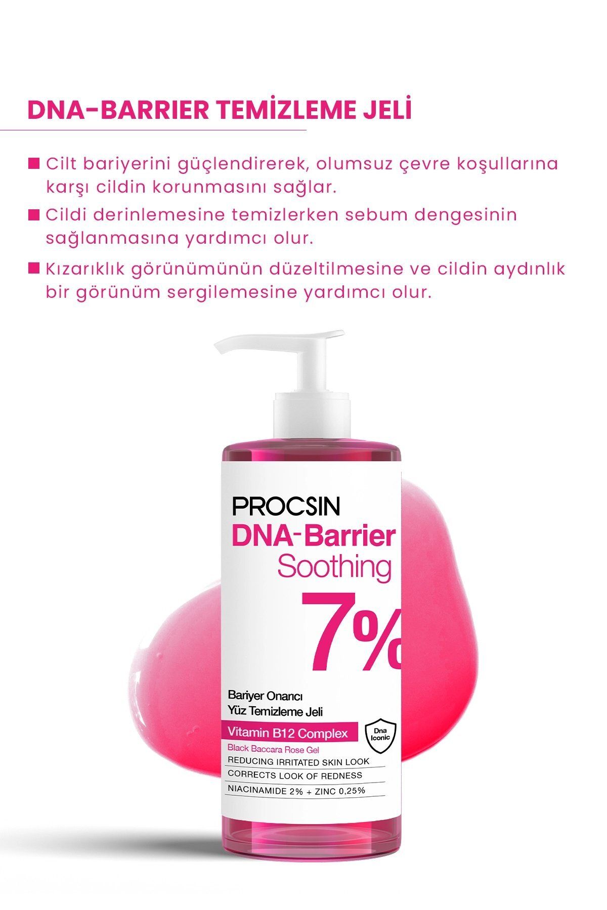 PROCSIN-Dna-Barrier Soothing Skin Barrier Repair Strengthening Facial Cleansing Gel 200 ml 2