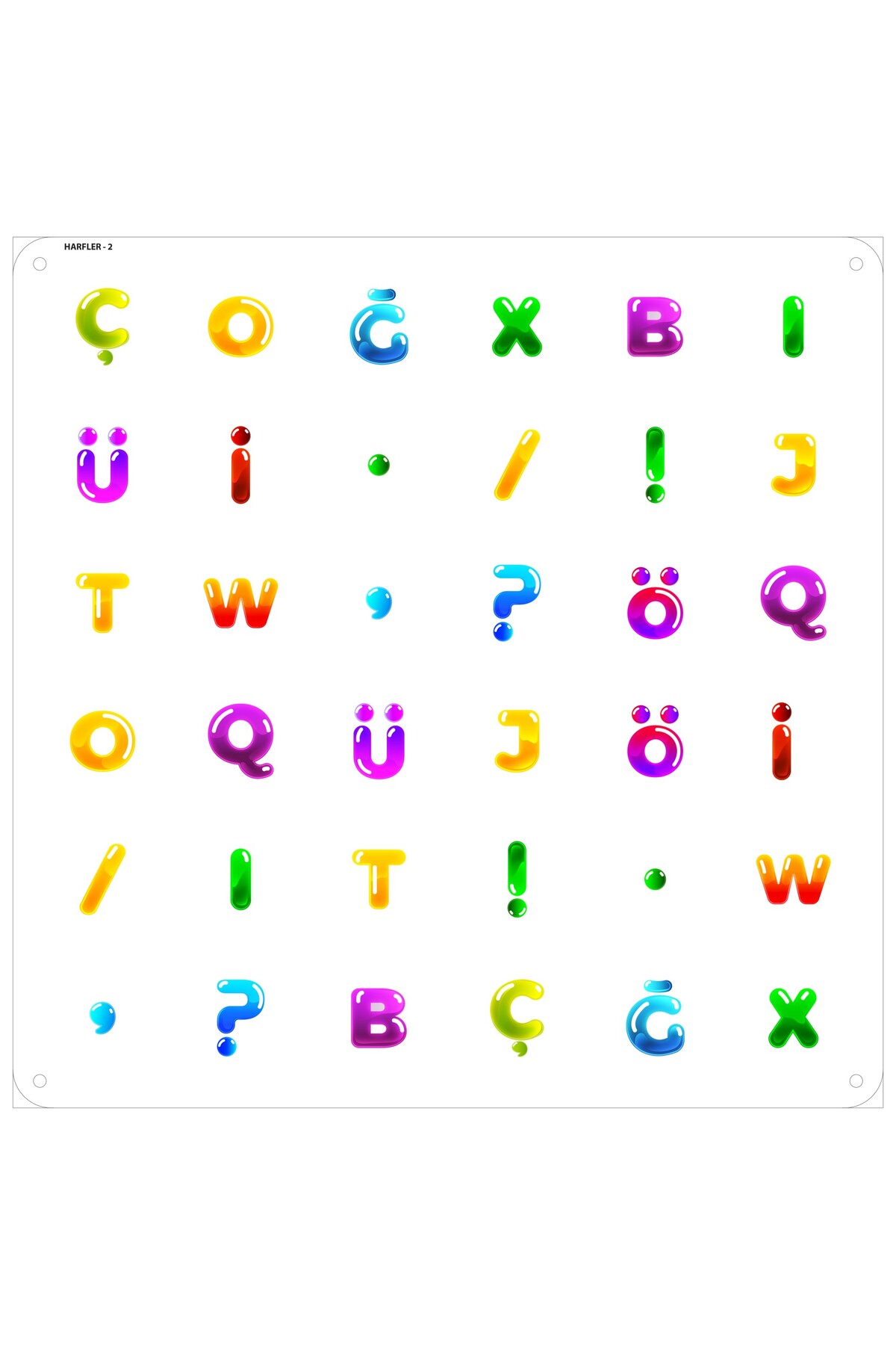 Artikel Mdf Montessori Oyunu Eşleştirme Oyun Kartları 4 Adet Harfler Oyun Kartı, Hafıza Kartı fotoğrafı 2 (önizleme)